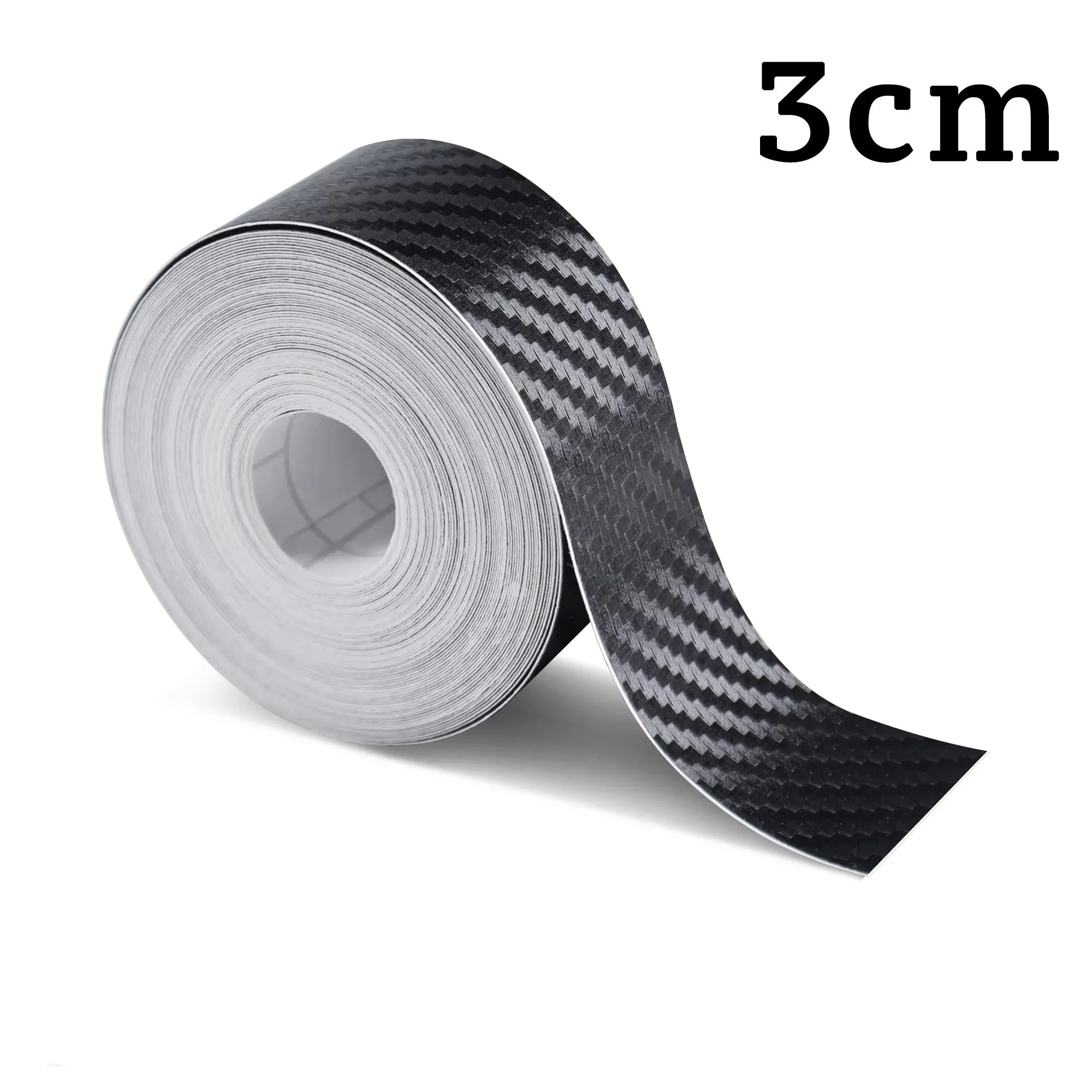 1-5m Nano Carbon Fiber Car Tape Sticker Door Mirror Protector Strip Waterproof Adhesive Protective Film DIY Accessory