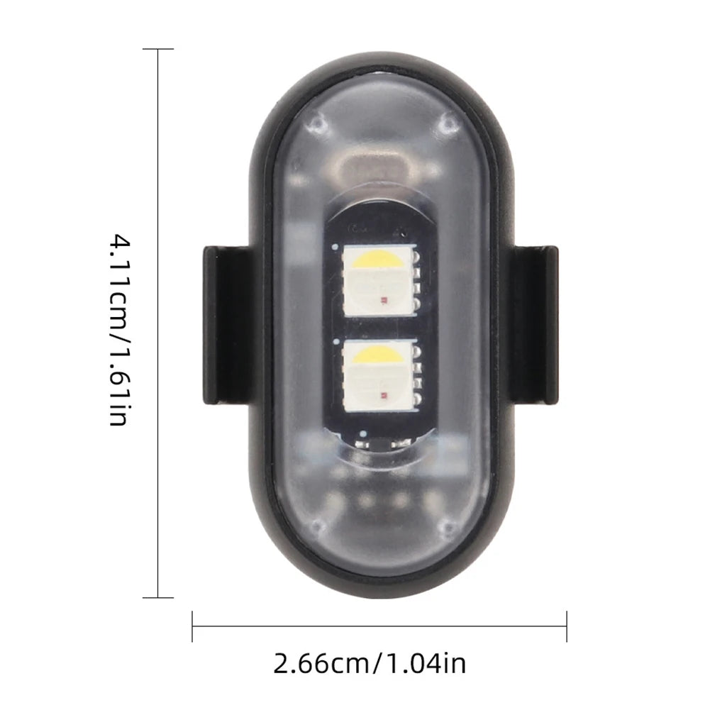 RGB Led Car Strobe Lights Motorcycle LED Flash Position Wireless Light Aircraft Airplane Helicopter Warning Lights Accessories
