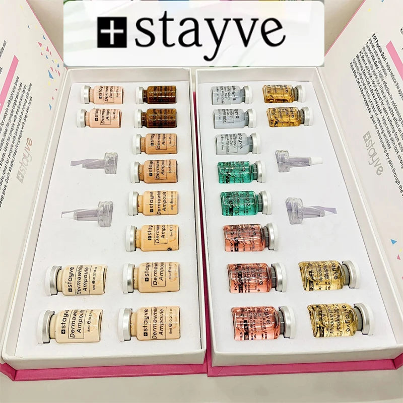 Beginner Starter Kit Korea Original Stayve BB Cream Glow  Salmon DNA/Peptide /AC/Whiting/EGF Essence Moisturise Face Skin Care