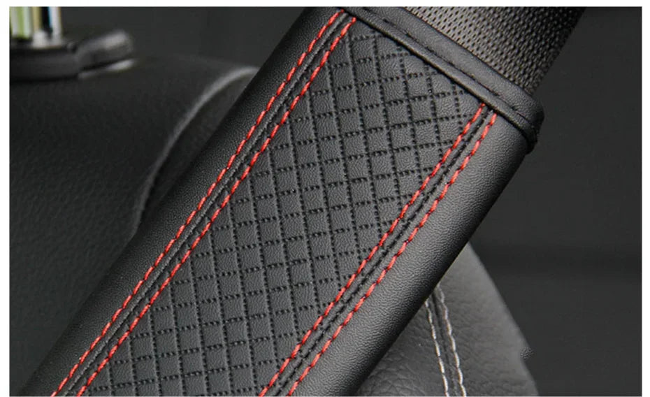 Car accessories seat belt PU Leather Safety Belt Shoulder Cover Breathable Protection Seat Belt Padding Pad Auto Interior Access