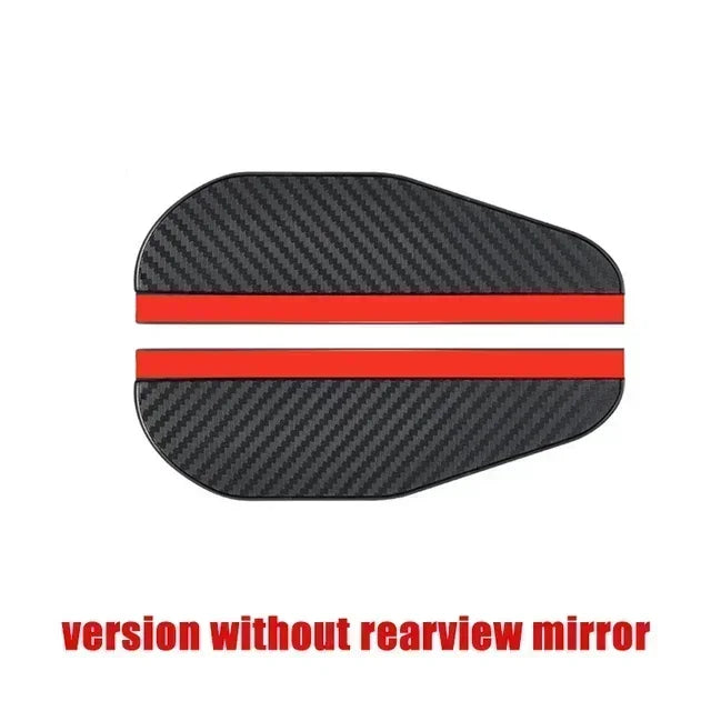Car Accessories Rearview Mirror Rain Eyebrow Carbon Fiber Auto Side Mirrors Protector Blind Spot Mirror Visor Rain Shield