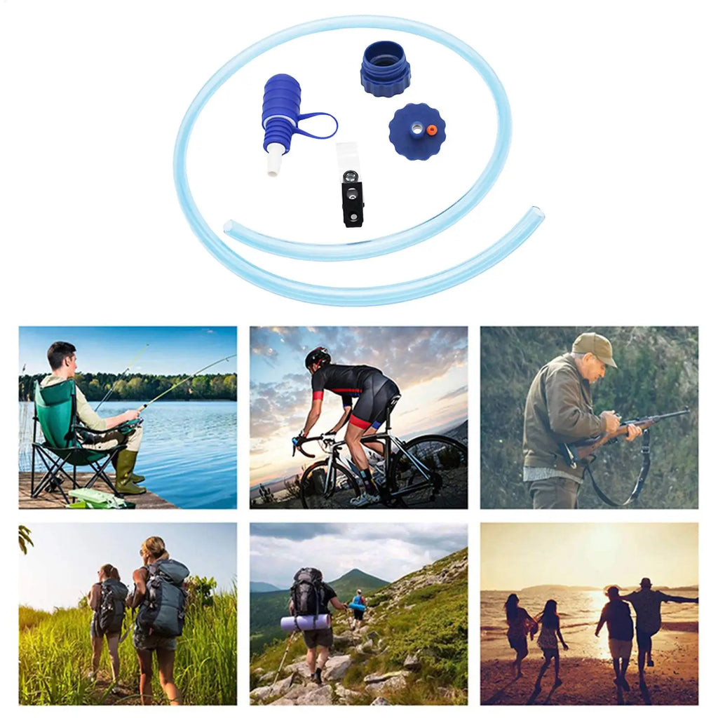 Water Bottle Drink Tube Cycling Camping Water Bag Hydration Bladder System Hose Kit TPU Free Hydration Bladder System