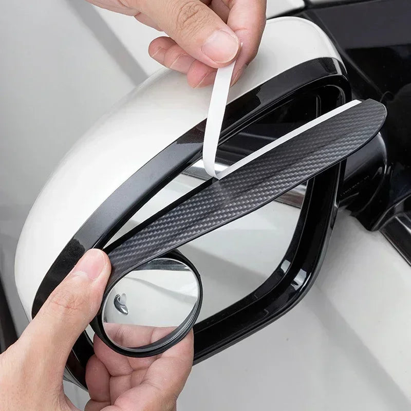 Car Accessories Rearview Mirror Rain Eyebrow Carbon Fiber Auto Side Mirrors Protector Blind Spot Mirror Visor Rain Shield