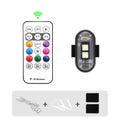 RGB Led Car Strobe Lights Motorcycle LED Flash Position Wireless Light Aircraft Airplane Helicopter Warning Lights Accessories