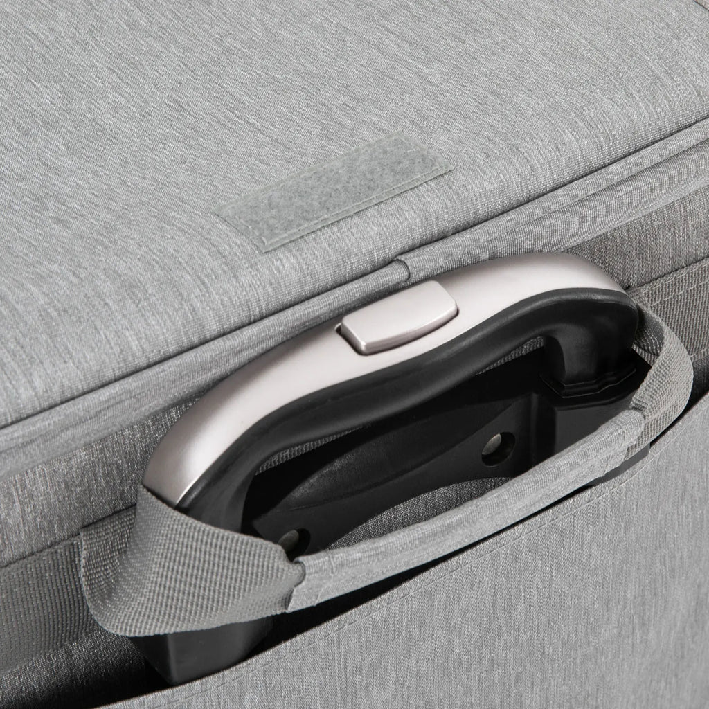 Double-Compartment Pet Rolling Carrier Cat Carrier w/Wheels Ventilated Design Pet Trolley Bag for 2 Pets Traveling, Camping