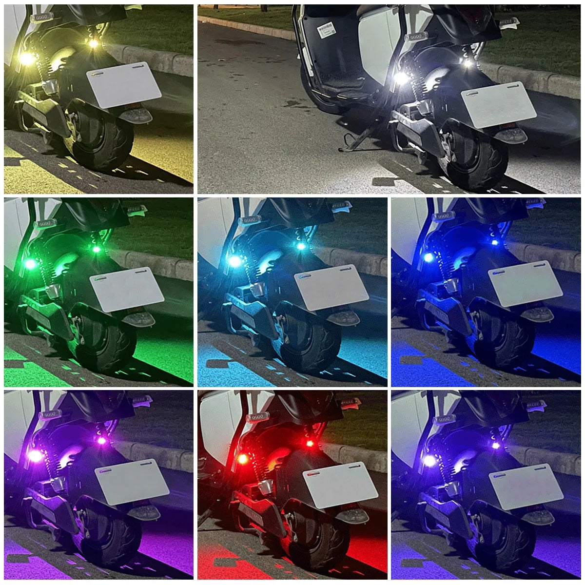 RGB Led Car Strobe Lights Motorcycle LED Flash Position Wireless Light Aircraft Airplane Helicopter Warning Lights Accessories