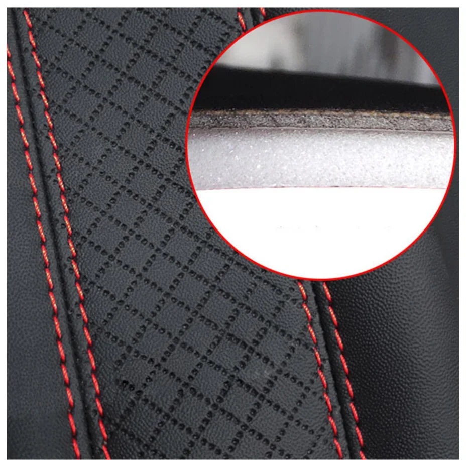 Car accessories seat belt PU Leather Safety Belt Shoulder Cover Breathable Protection Seat Belt Padding Pad Auto Interior Access