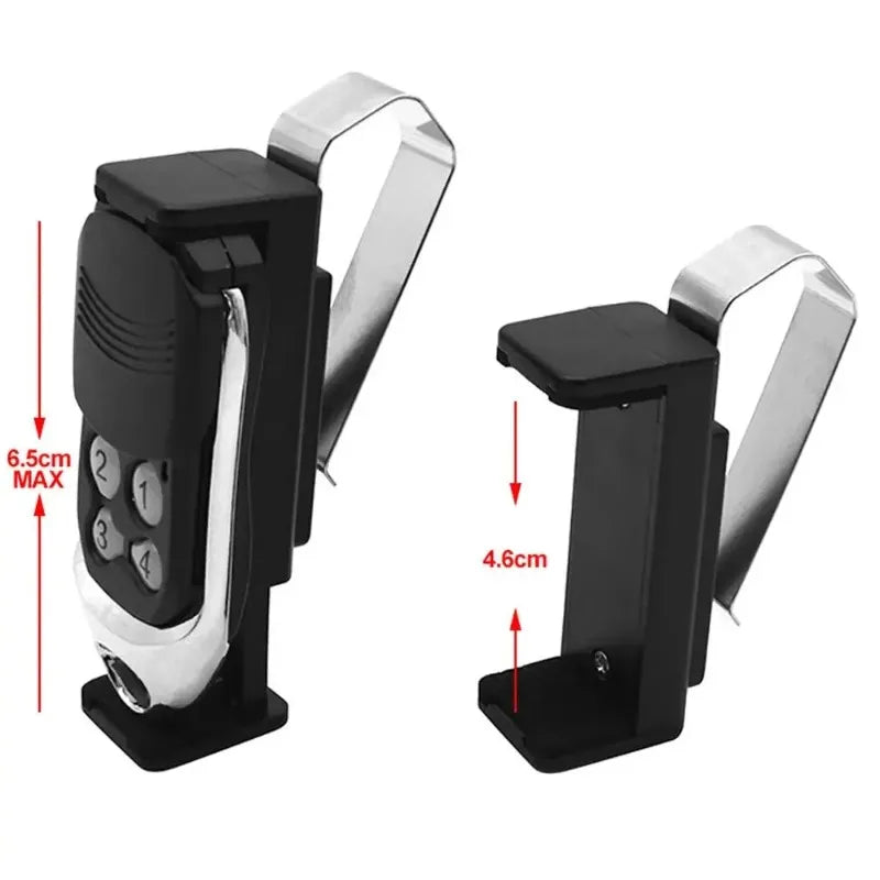 Car Sun Visor Clip Holder, Remote for Garage Door Control, Keychain, Universal Car Interior Accessories
