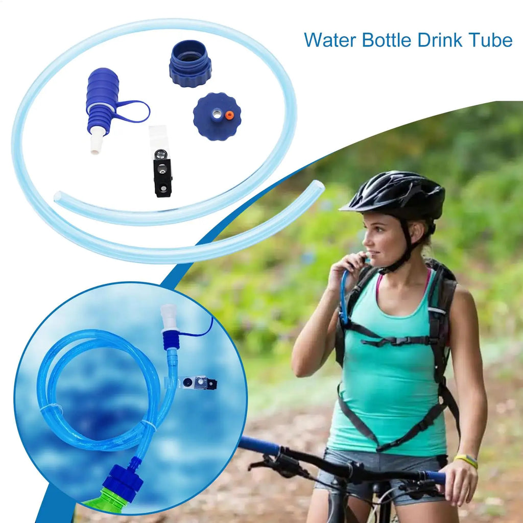 Water Bottle Drink Tube Cycling Camping Water Bag Hydration Bladder System Hose Kit TPU Free Hydration Bladder System