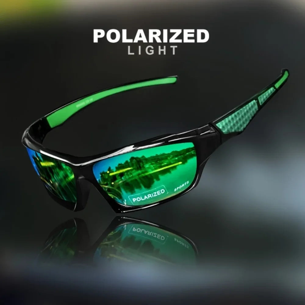 UV400 Polarized Cycling Sunglass Sunglasses Outdoor Sport Windproof UV Resistant Driving Glass Comfortable Lightweight