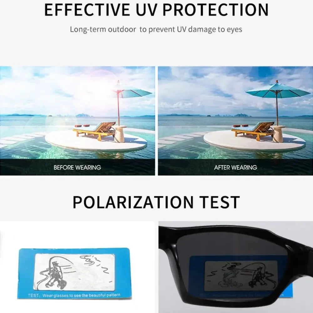UV400 Polarized Cycling Sunglass Sunglasses Outdoor Sport Windproof UV Resistant Driving Glass Comfortable Lightweight