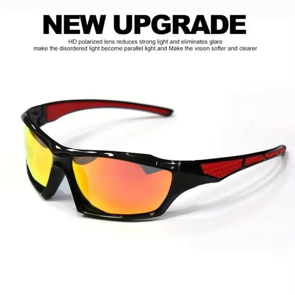 UV400 Polarized Cycling Sunglass Sunglasses Outdoor Sport Windproof UV Resistant Driving Glass Comfortable Lightweight