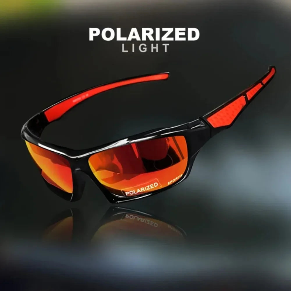 UV400 Polarized Cycling Sunglass Sunglasses Outdoor Sport Windproof UV Resistant Driving Glass Comfortable Lightweight