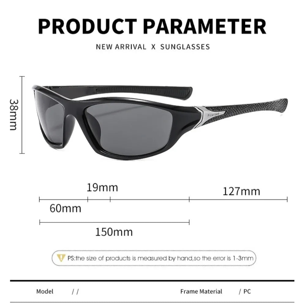 UV400 Polarized Cycling Sunglass Sunglasses Outdoor Sport Windproof UV Resistant Driving Glass Comfortable Lightweight