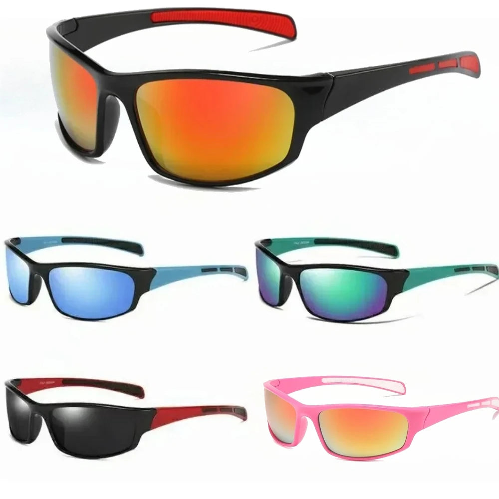 UV400 Polarized Cycling Sunglass Sunglasses Outdoor Sport Windproof UV Resistant Driving Glass Comfortable Lightweight